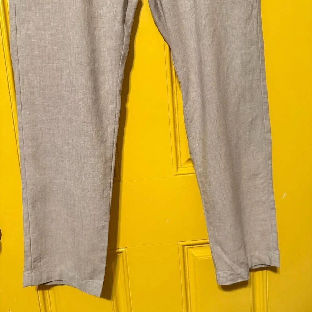 J.S. A. Bank Pants Reserve Linen (72%) Blend‎ Luxury SZ *36 x 20 Tailored Fit
